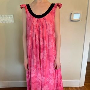 Rare Vintage Floral Bete Inc. Maternity MuuMuu